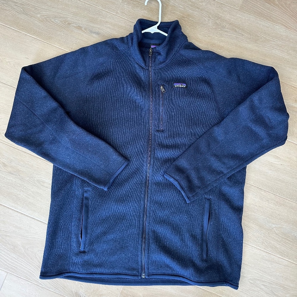 Patagonia Jacket Men XXL Zip Pocket Patch Lightweight Fleece Coat Hype Core